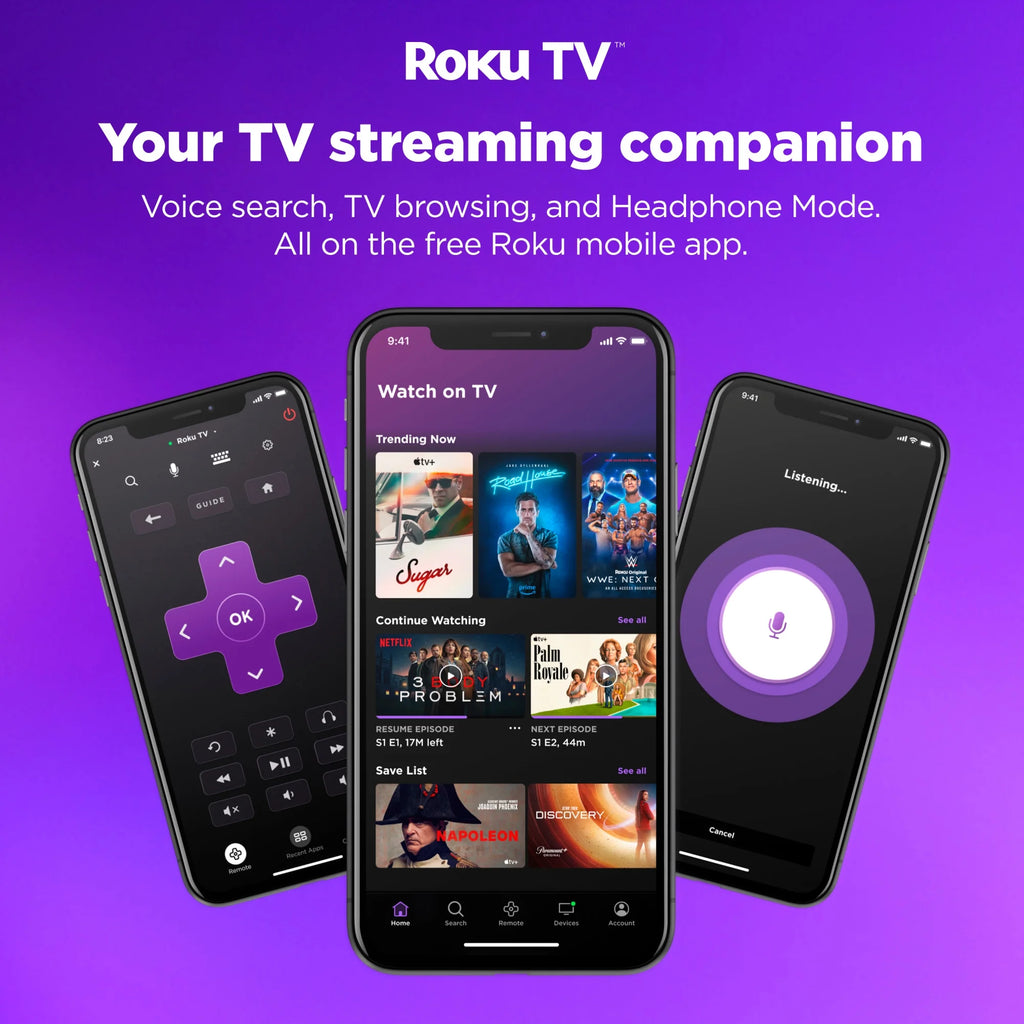 24” Class 720P HD Roku Smart Television, 100012590